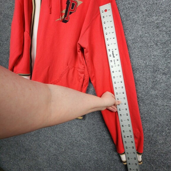 PUMA X JUNE AMBROSE Red High Court Hope Oversized Poncho Hoodie SIZE LARGE - Picture 15 of 16